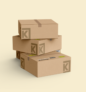 Cajas de cartón personalizadas en tamaño y tipo de corrugado, fabricadas por KartonCraft.